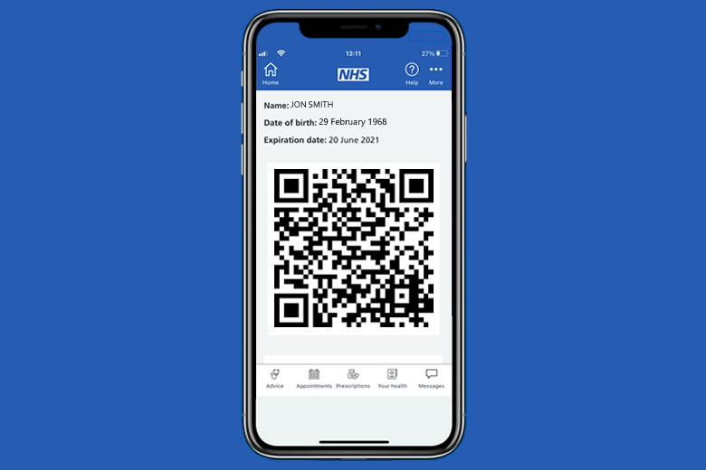 NHS App - UK Covid-19 vaccination status for travel NHS App - UK Covid-19 vaccination status for travel