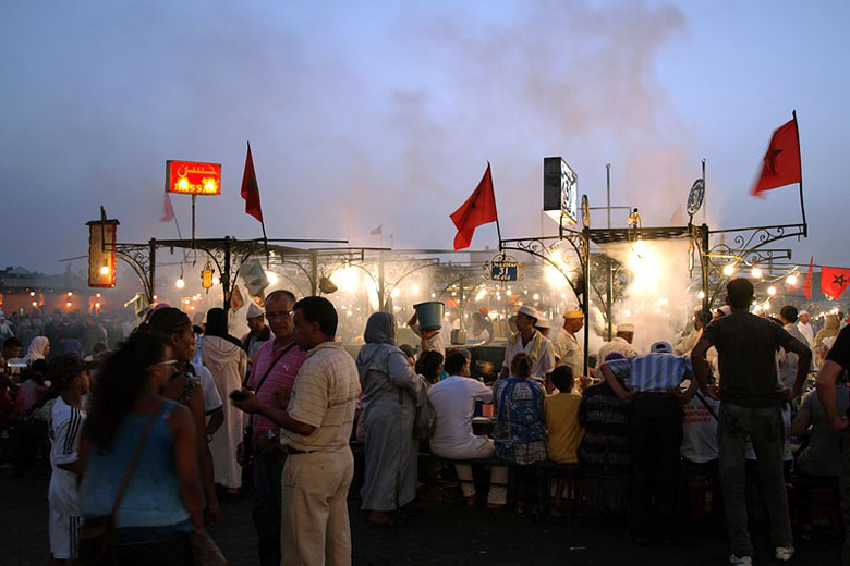 Night Market Jemaa el-Fnaa, Marrakesh Night Market Jemaa el-Fnaa, Marrakesh