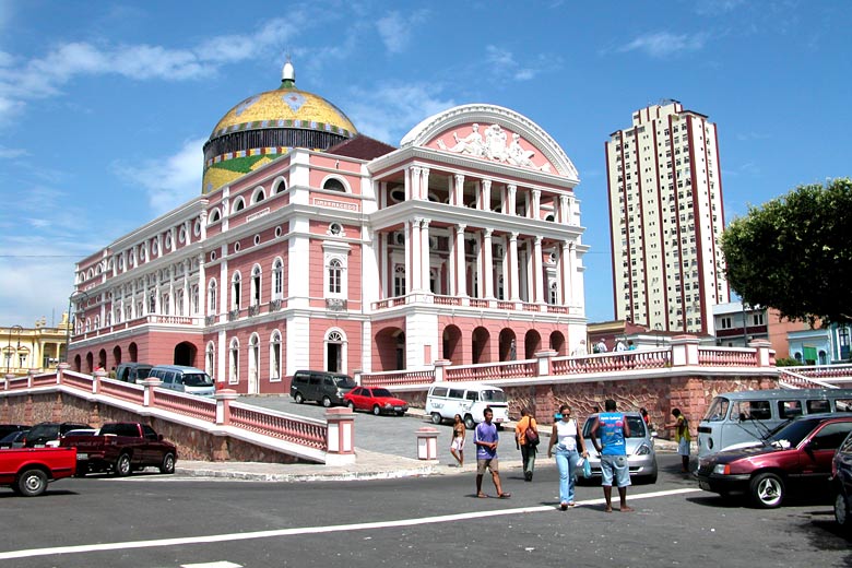 The 19th-century Amazon Theatre, Manaus