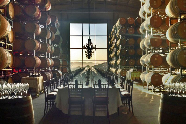 Niven Family Wines cellar dining Niven Family Wines cellar dining