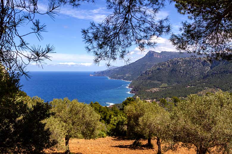 Landscape of the north coast of Majorca Landscape of the north coast of Majorca
