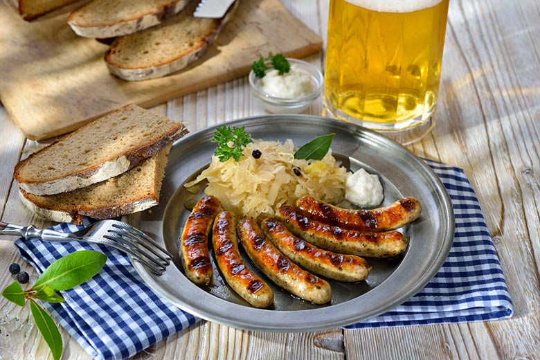 Bratwurst from Nuremberg - a world-famous sausage Bratwurst from Nuremberg - a world-famous sausage