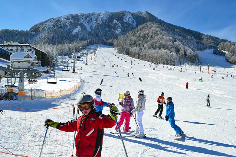 Nursery slopes at Kranjska Gora Nursery slopes at Kranjska Gora