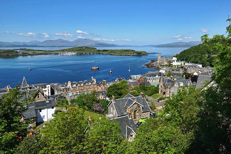 Looking towards the Isle of Mull from Oban Looking towards the Isle of Mull from Oban