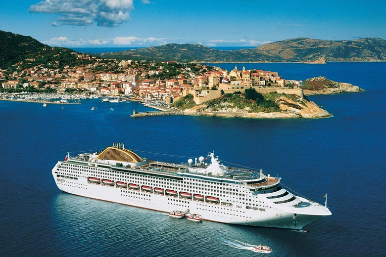 Oceana cruising in the Mediterranean