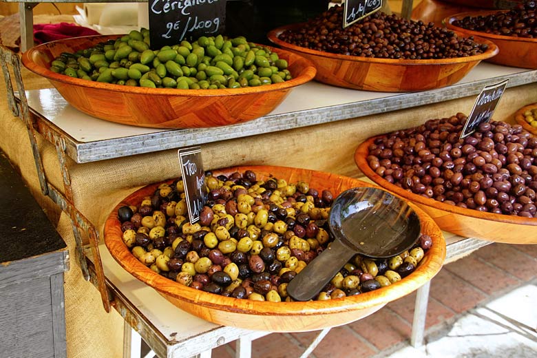 Olive heaven at the market in Ajaccio Olive heaven at the market in Ajaccio
