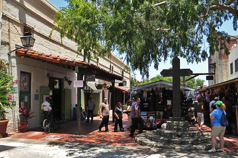 Olvera Street, the oldest part of LA