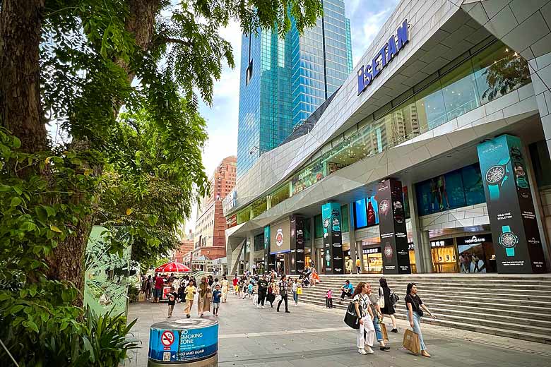 Tree-lined Orchard Road Tree-lined Orchard Road