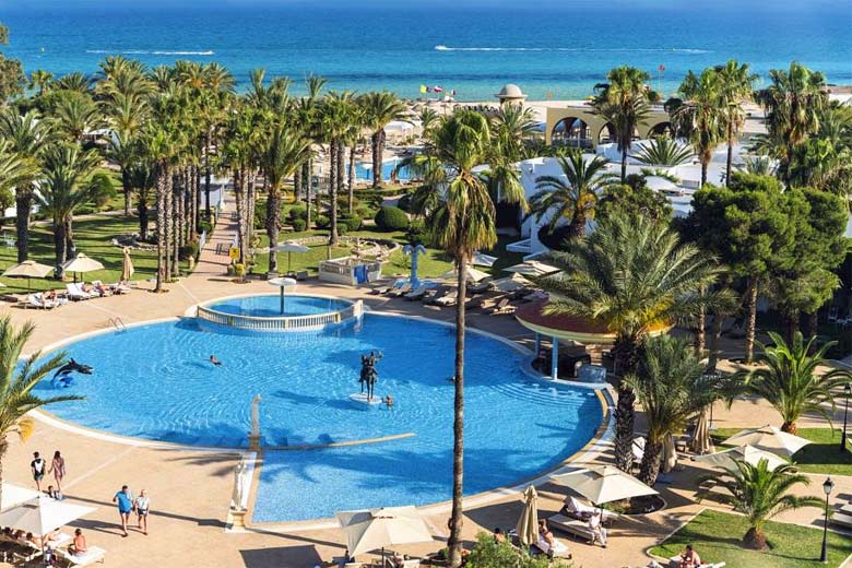 One of the outdoor pools at the Steigenberger Marhaba Hotel, Hammamet One of the outdoor pools at the Steigenberger Marhaba Hotel, Hammamet