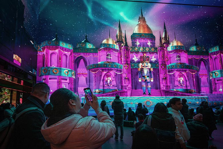 Step into a magical winter world at The Now Building