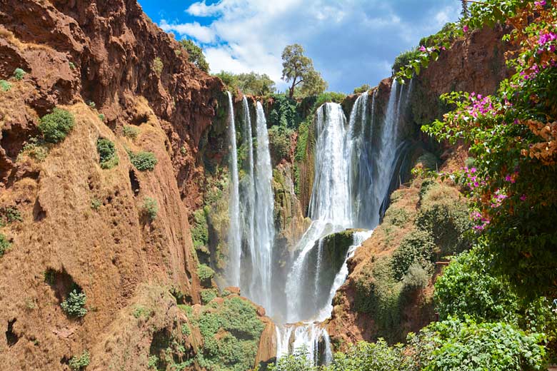 The Ouzoud Falls north east of Marrakech