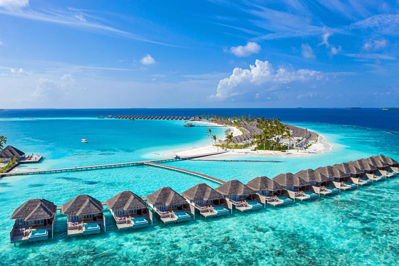 Trademark over water villas of the Maldives