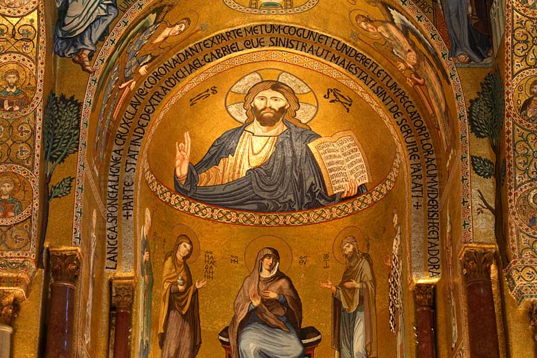 The highly decorated Palatine Chapel