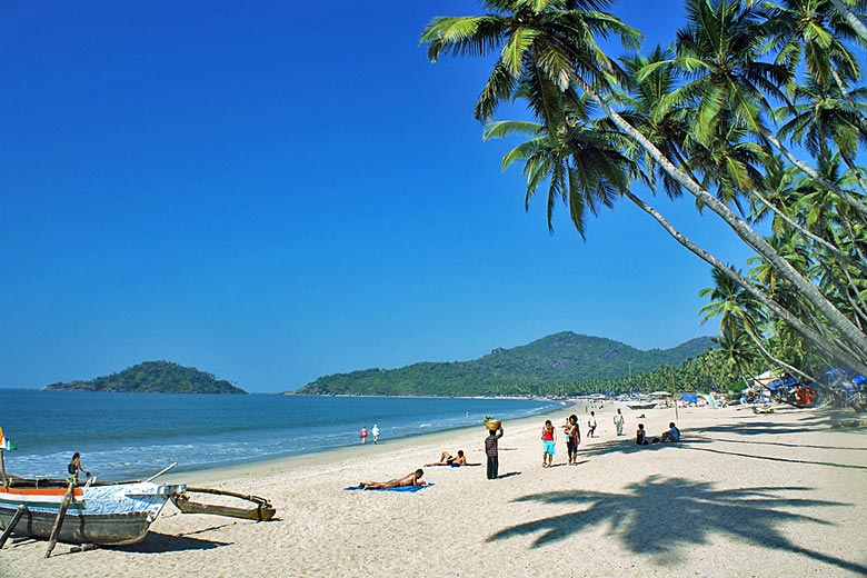 Palolem Beach in Goa, India Palolem Beach in Goa, India