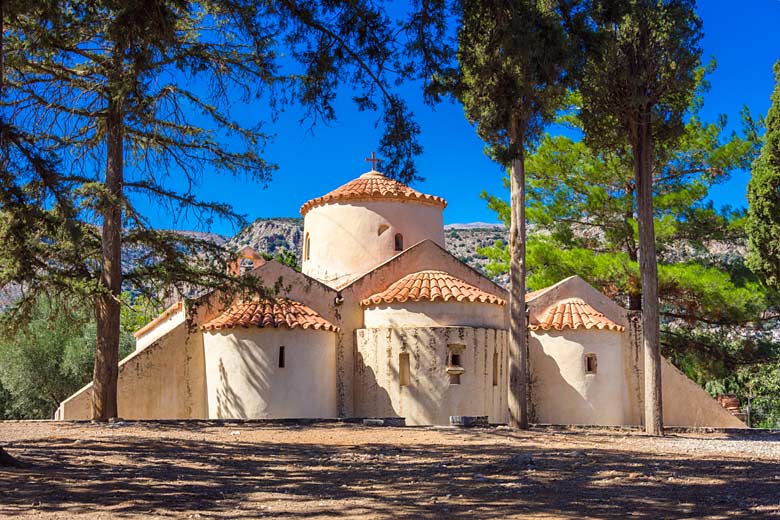 Panagia Kera Byzantine church near Krista Panagia Kera Byzantine church near Krista