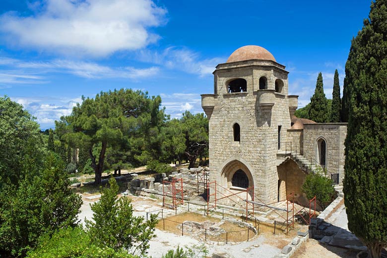 The 15th-century Monastery of Panagia Filerimos The 15th-century Monastery of Panagia Filerimos