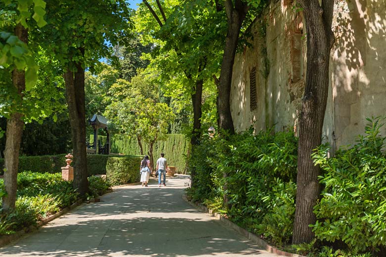 Taking a stroll in the Parc del Laberint