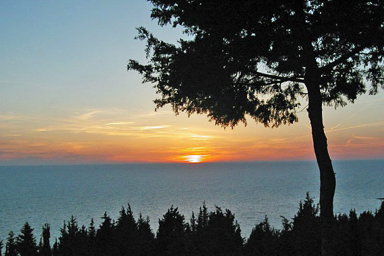 Paxos sunset Paxos sunset