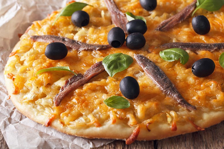 Nice’s answer to the pizza, pissaladière