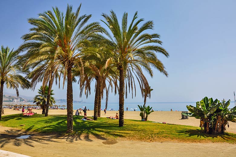 The sandy shores of Playa Malagueta, Malaga © Luis Pizarro - Adobe Stock Image