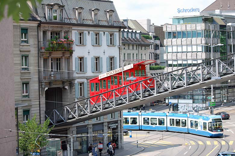 Hop aboard the historic Polybahn, Zurich Hop aboard the historic Polybahn, Zurich