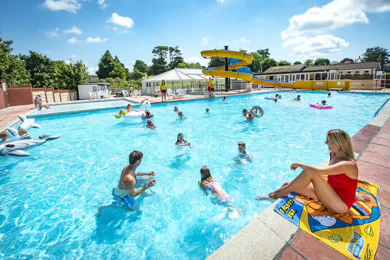 Pool at Trelawne Manor Holiday Park, Cornwall © John Fowler Holidays