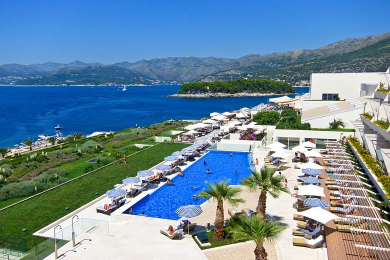 A pool with a view at Valamar Dubrovnik President Hotel - photo courtesy of Valamar Riviera dd