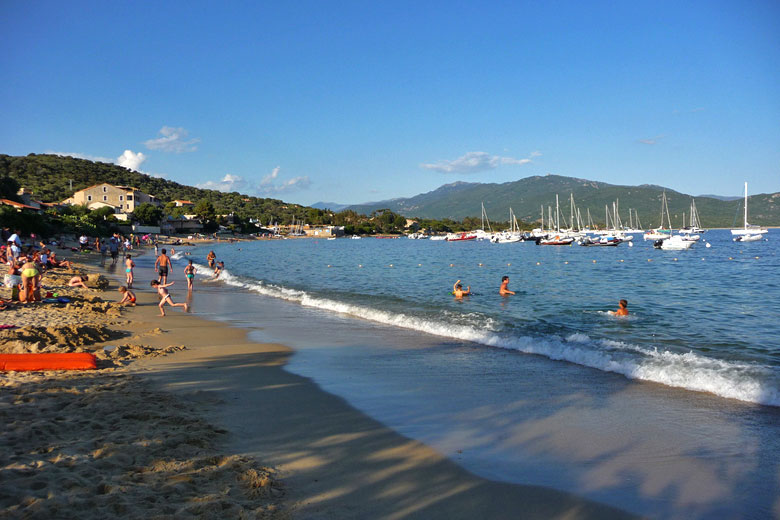 Late afternoon on Porto Pollo Beach Late afternoon on Porto Pollo Beach