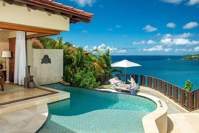Private accommodation at Sandals Regency La Toc, St Lucia