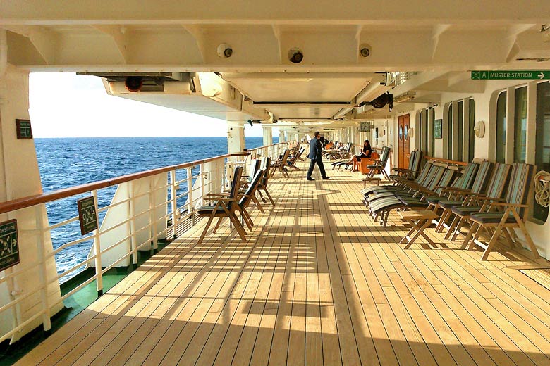 Promenade Deck on the Oriana Promenade Deck on the Oriana