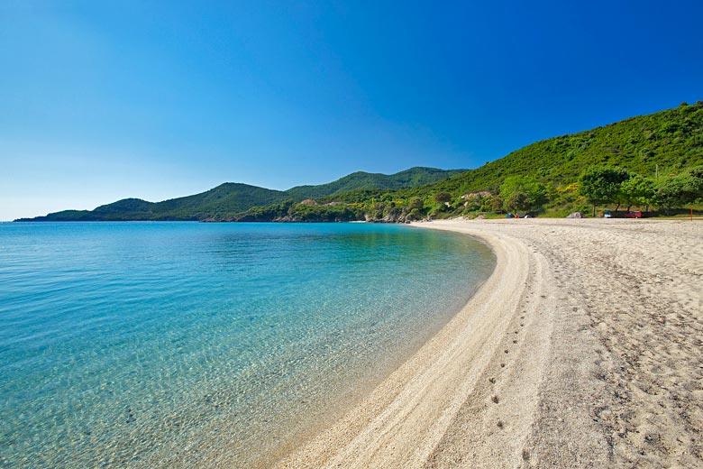 Proti Ammoudia beach at Olympiada