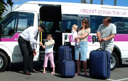 Purple Parking Minibus for Park and Ride Airport Parking © PurpleParking.com Purple Parking Minibus for Park and Ride Airport Parking © PurpleParking.com