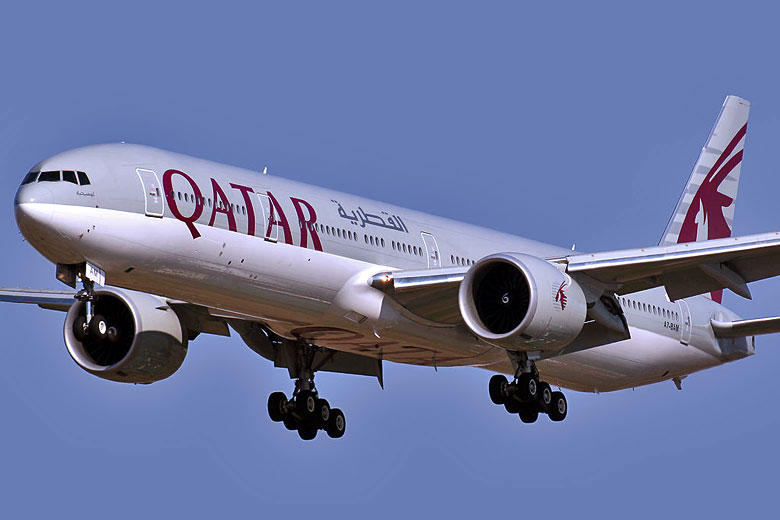Qatar Airways Boeing 777 © Magic Aviation - Wikimedia Commons