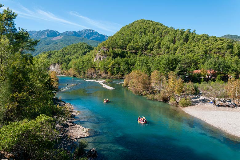 Go rafting on the Kopru River, Antalya