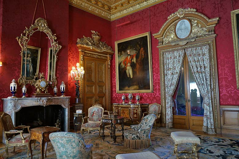 The sumptuous Red Drawing Room