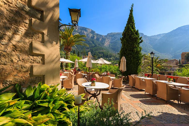 Restaurant with a view in Deia Restaurant with a view in Deia