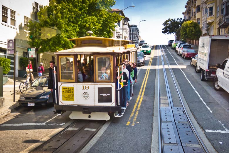 Riding the cable car, San Francisco, California, USA © Benson Kua - Flickr Creative Commons Riding the cable car, San Francisco, California, USA © Benson Kua - Flickr Creative Commons