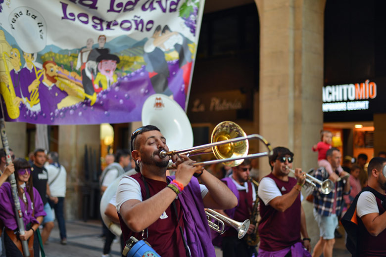 Rioja Wine Harvest Festival, Logro&ntilde;o
