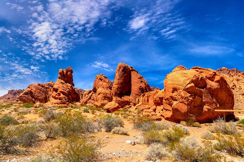 Rock outcrop in the Valley of Fire State Park, Nevada
