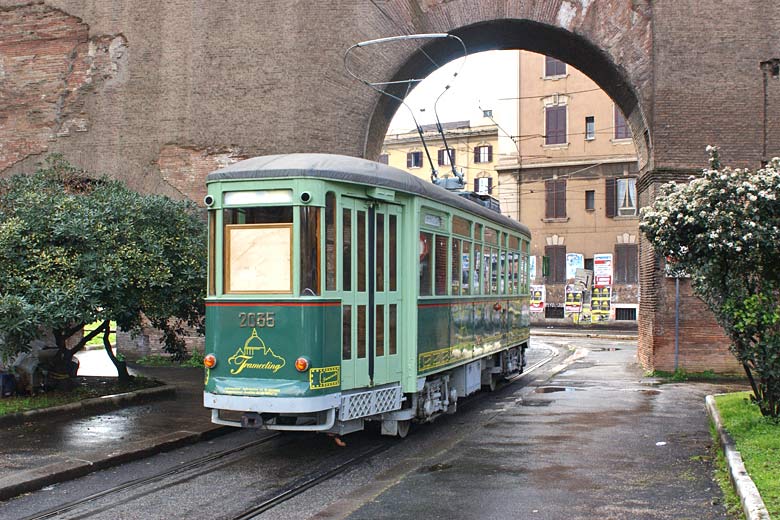 A Roman tram A Roman tram