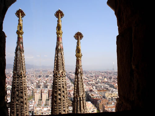 Romantic things to do in Barcelona - Sagrada Familia Bell Towers, coutesy of stock.xchng Romantic things to do in Barcelona - Sagrada Familia Bell Towers, coutesy of stock.xchng