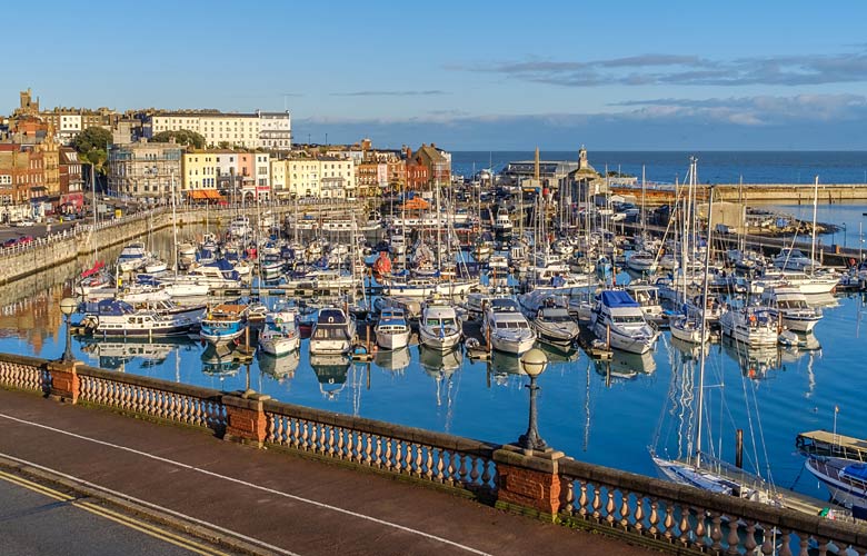 The Royal Harbour in Ramsgate, Kent