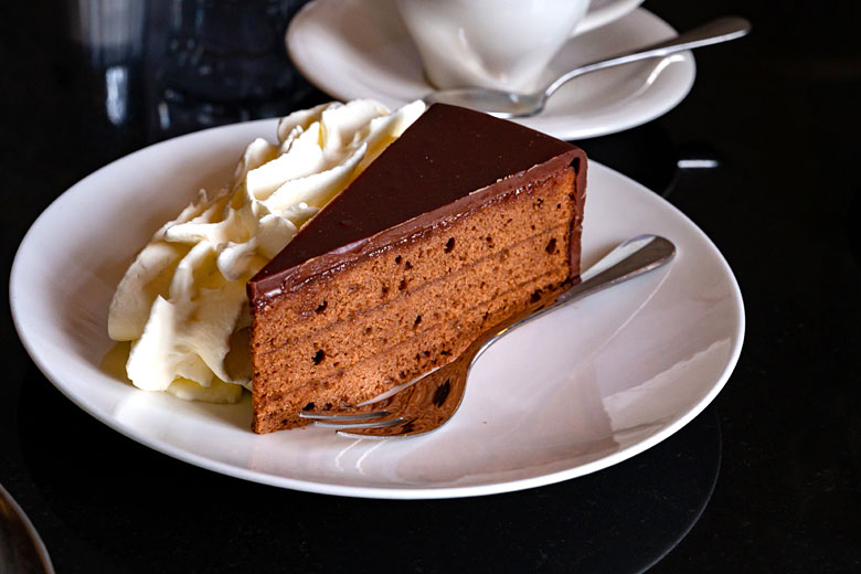 Indulge in a slice of Sachertorte Indulge in a slice of Sachertorte