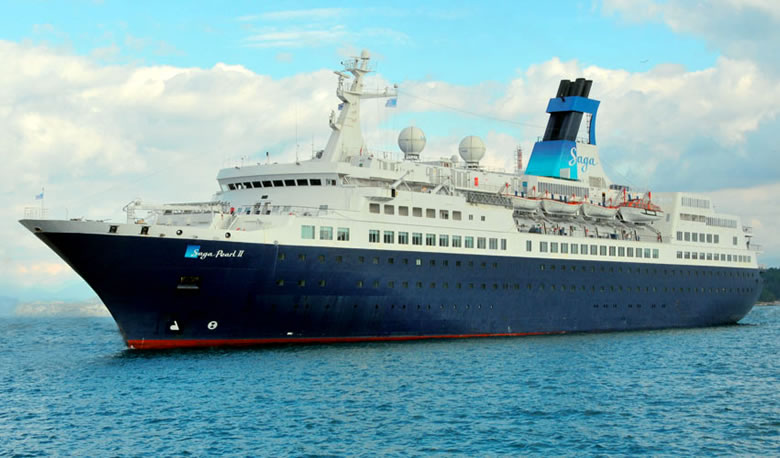Saga Pearl II cruise ship © Saga Saga Pearl II cruise ship © Saga