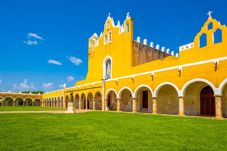 The dazzling San Antonio Monastery, Izamal