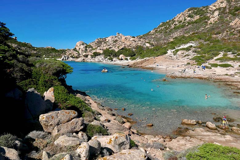 Explore the coastline of Sardinia, Italy
