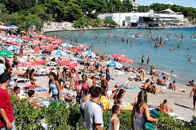 Saturday afternoon on Bacvice Beach, Croatia Saturday afternoon on Bacvice Beach, Croatia