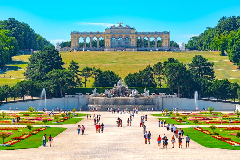 The immaculate Schönbrunn Palace Gardens, Vienna The immaculate Schönbrunn Palace Gardens, Vienna