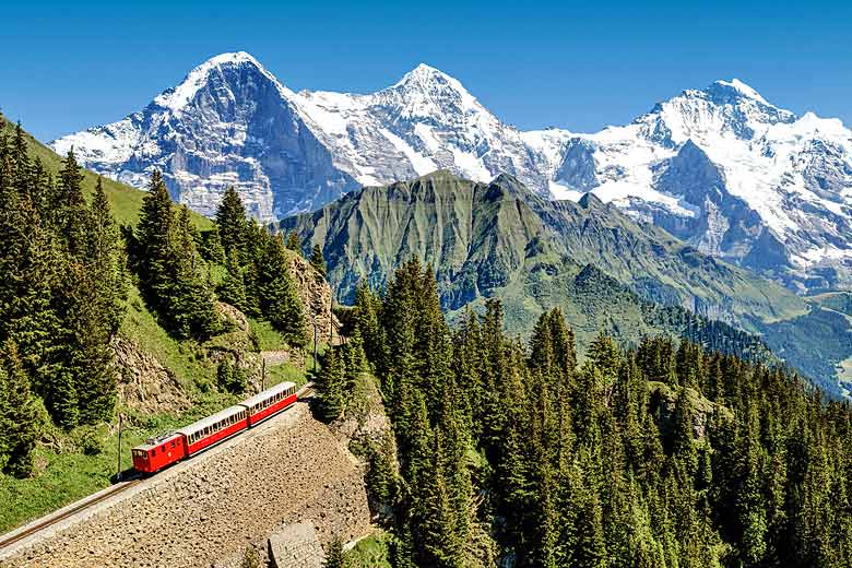 The Schynige Platte railway, just south of Interlaken