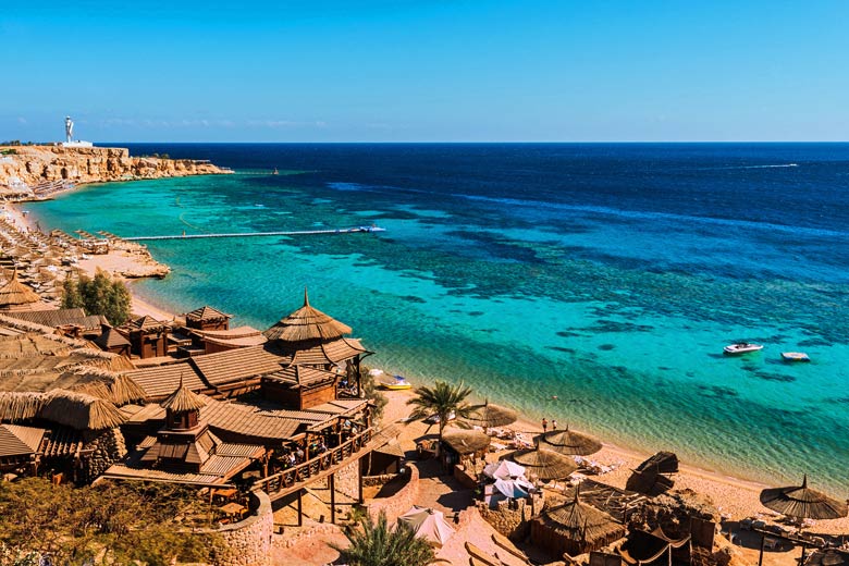 Sharm el Sheikh coastline, Red Sea, Egypt